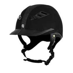 Casco Back on Track® EQ3 Lynx Microfibra/Strass