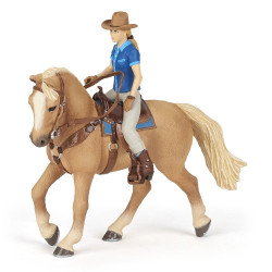 Cavallo western e la sua cavallerizza Papo Cavallo western e la sua cavallerizza Papo