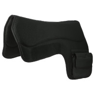 Tappeto western Westride con tasche Nero