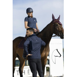 Giacca impermeabile Equithème Hugo Blu navy Giacca impermeabile Equithème Hugo Blu navy