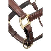 Capestro in cuoio cucito LeMieux Marrone