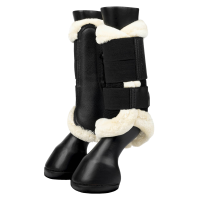 Stinchiere chiuse in montone LeMieux Edge Mesh Nero