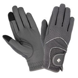 Guanti da equitazione LeMieux 3D Mesh Grigio