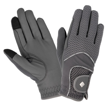 Guanti da equitazione LeMieux 3D Mesh Grigio