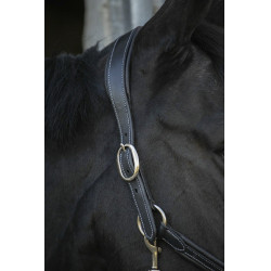 Capezzina in cuoio Pénélope Point Sellier Nero Capezzina in cuoio Pénélope Point Sellier Nero