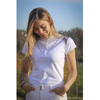 Polo da concorso Pénélope Venezia Bianco / talpa Polo da concorso Pénélope Venezia Bianco / talpa