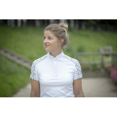 Polo Pénélope Anais Maniche corte Polo Pénélope Anais Maniche corte