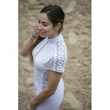 Polo Pénélope Anais Maniche corte Polo Pénélope Anais Maniche corte