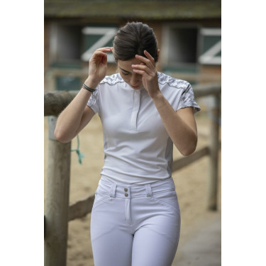 Polo Pénélope Anais Maniche corte Polo Pénélope Anais Maniche corte