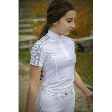 Polo Pénélope Anais Maniche corte Polo Pénélope Anais Maniche corte