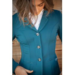 Giacca da concorso Pénélope Paris Air Soft Blu petrolio