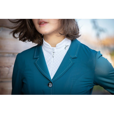 Giacca da concorso Pénélope Paris Air Soft Blu petrolio