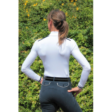 Polo da concorso Pénélope Bruges a maniche lunghe Polo da concorso Pénélope Bruges a maniche lunghe