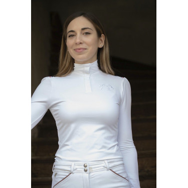 Polo da concorso Pénélope Bruges a maniche lunghe Polo da concorso Pénélope Bruges a maniche lunghe