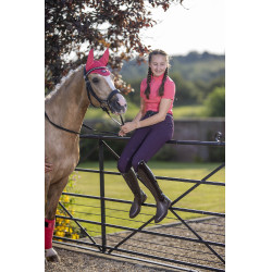 Biancheria tecnica LeMieux ActiveWear a maniche corte Papaya Rosa