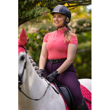 Biancheria tecnica LeMieux ActiveWear a maniche corte Papaya Rosa