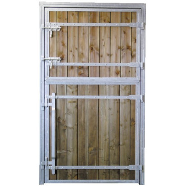 PORTE DE BOX PRO PIN DOUGLAS - TIRANT DROIT