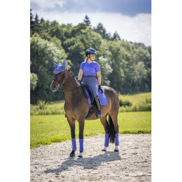 Tappetino LeMieux Suede Dressage Square Campanula Blu Tappetino LeMieux Suede Dressage Square Campanula Blu