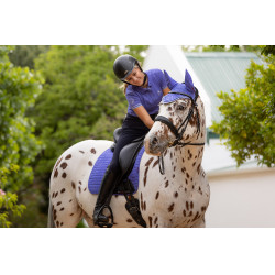 Tappetino LeMieux Suede Dressage Square Campanula Blu Tappetino LeMieux Suede Dressage Square Campanula Blu