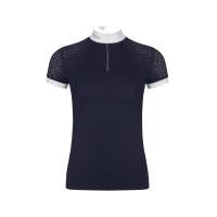 Polo da concorso LeMieux Olivia maniche corte Blu navy Polo da concorso LeMieux Olivia maniche corte Blu navy