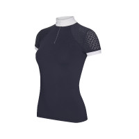 Polo da concorso LeMieux Olivia maniche corte Blu navy