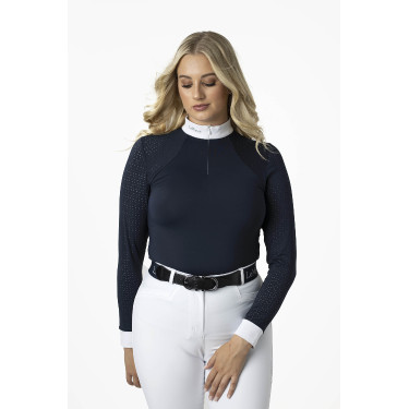 Polo da concorso LeMieux Olivia a maniche lunghe Polo da concorso LeMieux Olivia a maniche lunghe