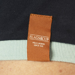 Polo da uomo Pico Flags & Cup Blu navy Polo da uomo Pico Flags & Cup Blu navy