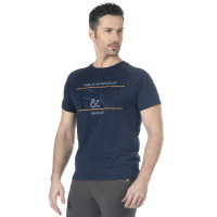 T-shirt uomo Pedro Flags & Cup Blu navy