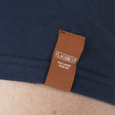 T-shirt uomo Pedro Flags & Cup Blu navy