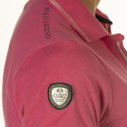 Polo donna Rosa Flags & Cup Fucsia