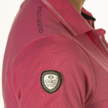 Polo donna Rosa Flags & Cup Fucsia