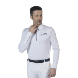 Polo uomo Comodoro ML Flags & Cup Bianco