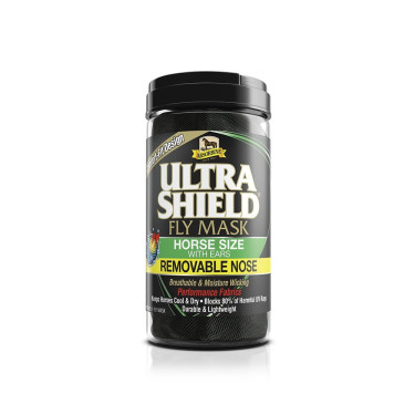 Maschera anti-mosche con orecchie e protezione per il naso Absorbine Ultrashield Maschera anti-mosche con orecchie e protezione per il naso Absorbine Ultrashield