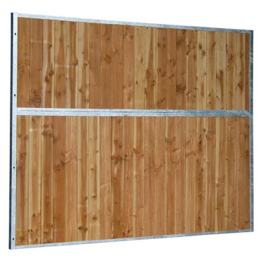Separazione per box fisso in legno pieno 3,5 m La Gée Separazione per box fisso in legno pieno 3,5 m La Gée
