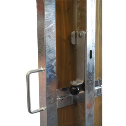 Séparation de box coulissante plein bois 4 m La Gée