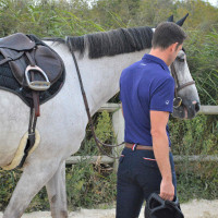Pantaloni Flags & Cup Saint Malo uomo Blu navy