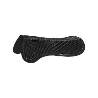 Ammortizzatore Acavallo traspirante in Gel esagonale e Micropile Nero / nero