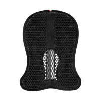 Ammortizzatore Acavallo traspirante in Gel esagonale e Micropile Nero / nero Ammortizzatore Acavallo traspirante in Gel esagonale e Micropile Nero / nero