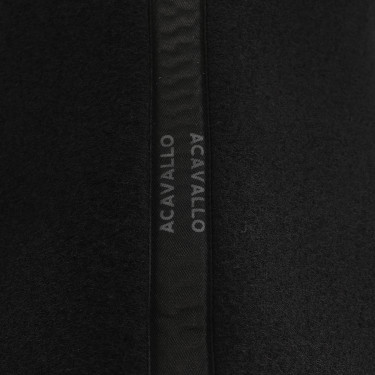 Ammortizzatore Acavallo Close Contact memory foam in lana vergine Nero