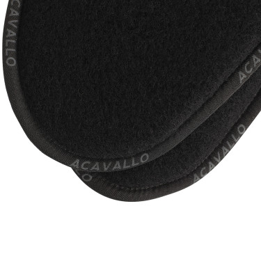 Ammortizzatore Acavallo Close Contact memory foam in lana vergine Nero