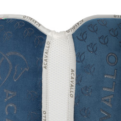 Acavallo Close Contact Stoßdämpfer mit Memoryschaum, Grip und Wirbelkanal Oceano Blu