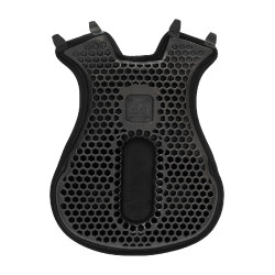 Coprisella Acavallo Ortho-Coccyx Western Gel Esagonale Dri-Lex 20mm Nero