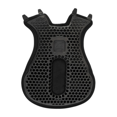 Coprisella Acavallo Ortho-Coccyx Western Gel Esagonale Dri-Lex 20mm Nero