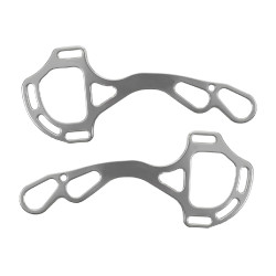 Rami Hackamore Acavallo Alupro Alluminio Argento Rami Hackamore Acavallo Alupro Alluminio Argento