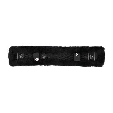 Acavallo Classic Kurzgurt-Schoner Gel & Lammfell Nero