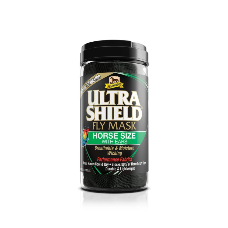 Maschera anti-mosche con orecchie Absorbine Ultrashield Maschera anti-mosche con orecchie Absorbine Ultrashield