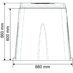Abbeveratoio Polyclean non riscaldato La Gée