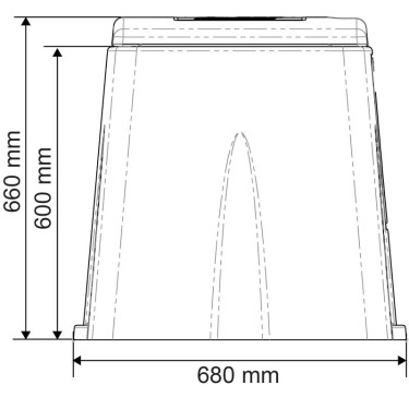 Abbeveratoio Polyclean non riscaldato La Gée