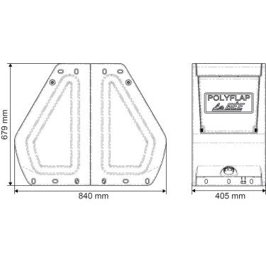 Abbeveratoio Polyflap Doppio La Gée