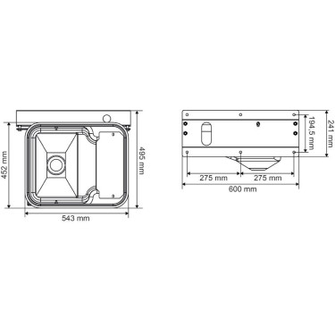 Abbeveratoio Polybac 30 M semplice con bordo a cordone e supporto di fissaggio La Gée Abbeveratoio Polybac 30 M semplice con bordo a cordone e supporto di fissaggio La Gée
